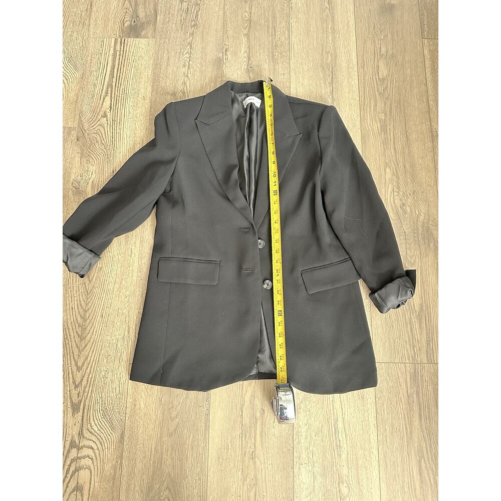 Mango MNG Oversized Blazer Black Medium Lined with pockets - Picture 4 of 8